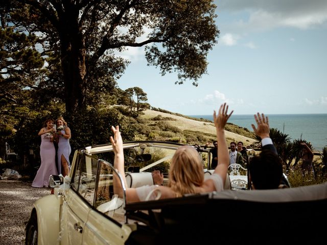 Rhys and Harriet&apos;s Wedding in Looe, Cornwall 16