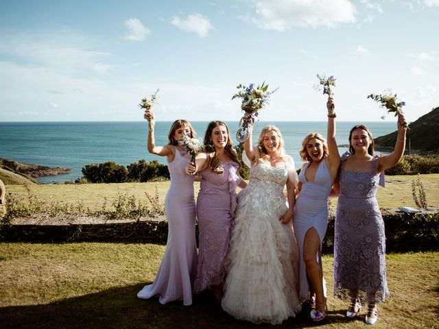 Rhys and Harriet&apos;s Wedding in Looe, Cornwall 19