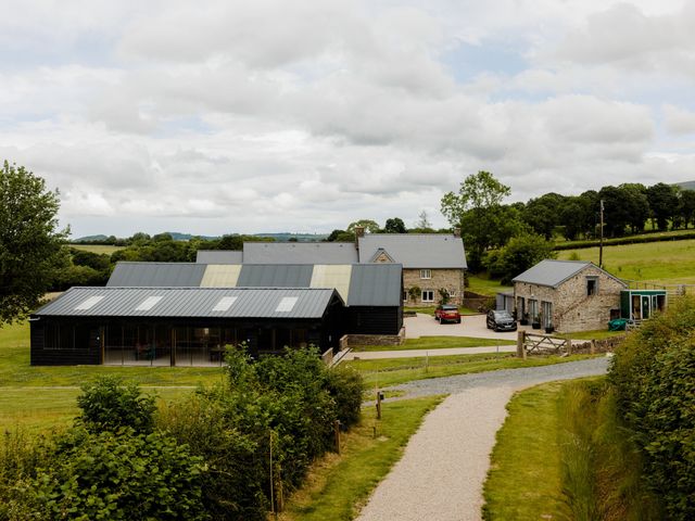 Simon and Ellie's Wedding in Brecon, Powys 9