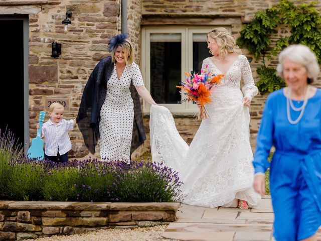 Simon and Ellie&apos;s Wedding in Brecon, Powys 13