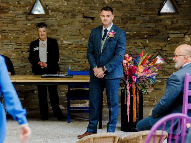 Simon and Ellie's Wedding in Brecon, Powys 14