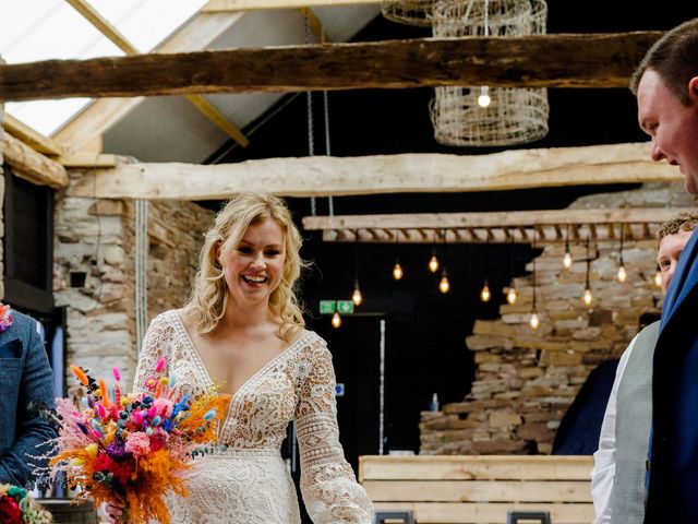 Simon and Ellie's Wedding in Brecon, Powys 17