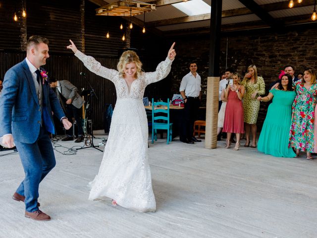 Simon and Ellie's Wedding in Brecon, Powys 74