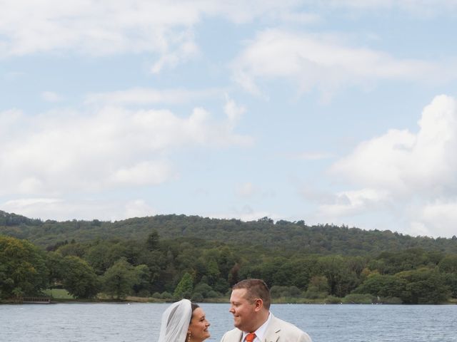 Aaron and Abbie's Wedding in Windermere, Cumbria 11