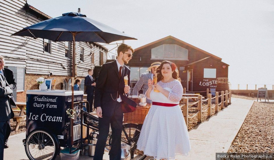 Karl and Kayleigh's Wedding in Whitstable, Kent