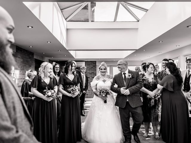Sally Hayes and Zak Hayes's Wedding in  Alfreton, Derbyshire 3