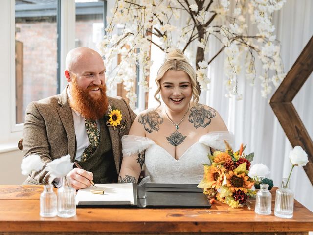 Sally Hayes and Zak Hayes's Wedding in  Alfreton, Derbyshire 5