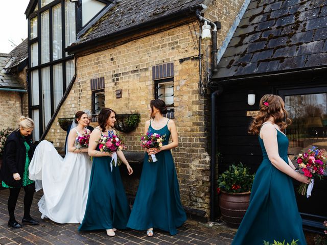 Groom and Bride&apos;s Wedding in Royston, Cambridgeshire 22