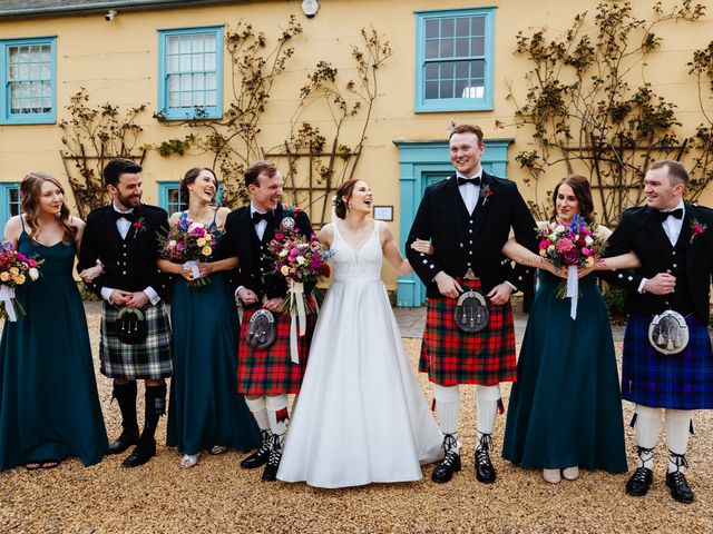 Groom and Bride&apos;s Wedding in Royston, Cambridgeshire 37