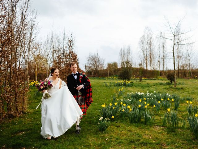 Groom and Bride&apos;s Wedding in Royston, Cambridgeshire 55