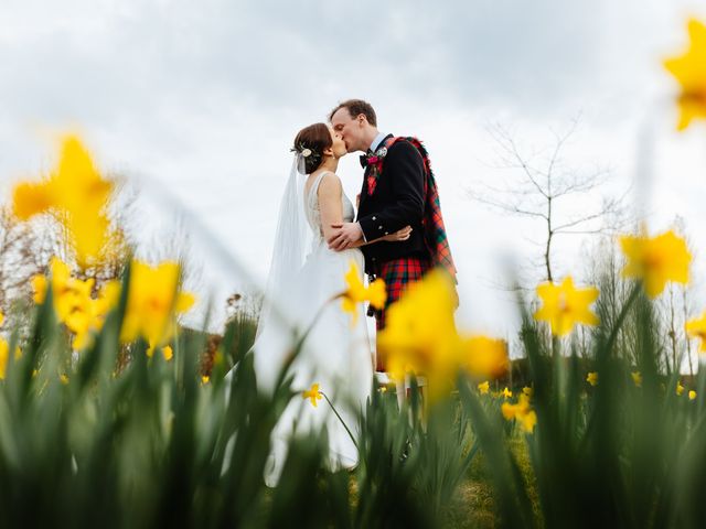 Groom and Bride&apos;s Wedding in Royston, Cambridgeshire 56