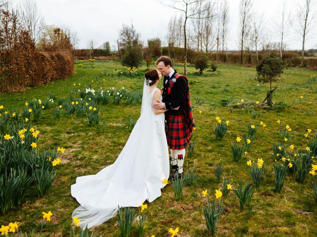 Groom and Bride&apos;s Wedding in Royston, Cambridgeshire 57