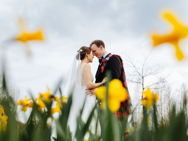 Groom and Bride&apos;s Wedding in Royston, Cambridgeshire 58