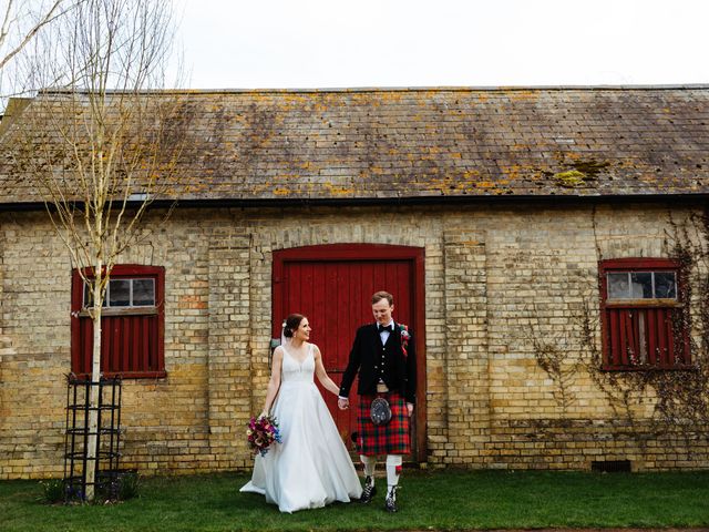 Groom and Bride&apos;s Wedding in Royston, Cambridgeshire 65