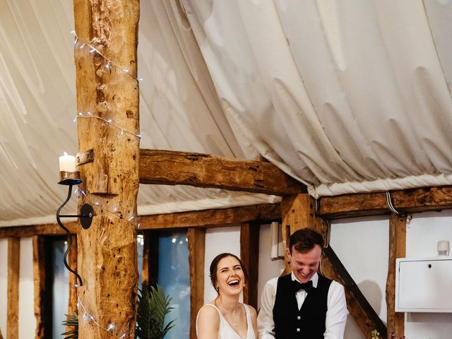 Groom and Bride&apos;s Wedding in Royston, Cambridgeshire 71