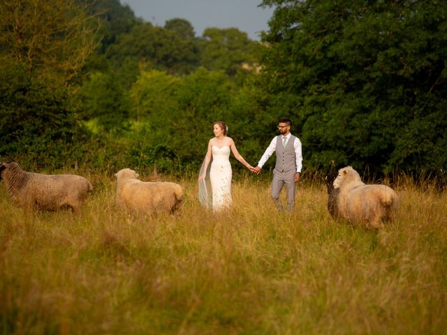 Hannah and Zac&apos;s Wedding in Blagdon, Somerset 19