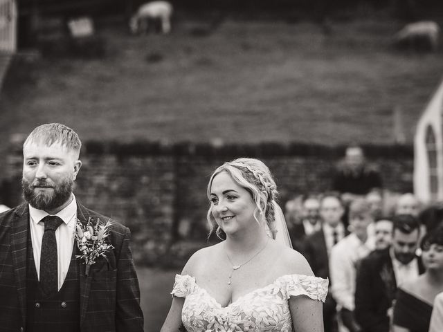 Pete and Helen's Wedding in Delph, Greater Manchester 13