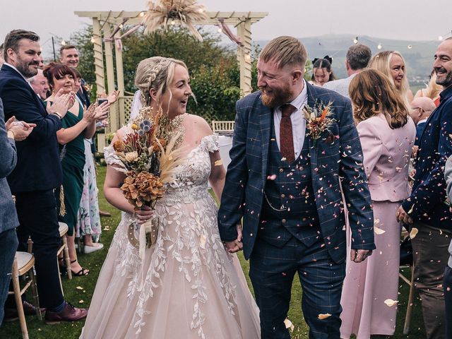 Pete and Helen's Wedding in Delph, Greater Manchester 16