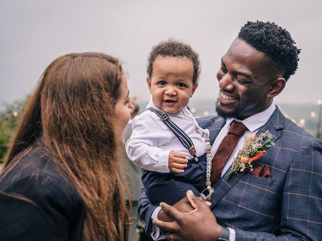 Pete and Helen's Wedding in Delph, Greater Manchester 17