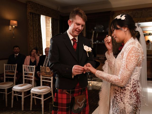 Ryan and Yovita's Wedding in Oldmeldrum, Aberdeen &amp; Deeside 21