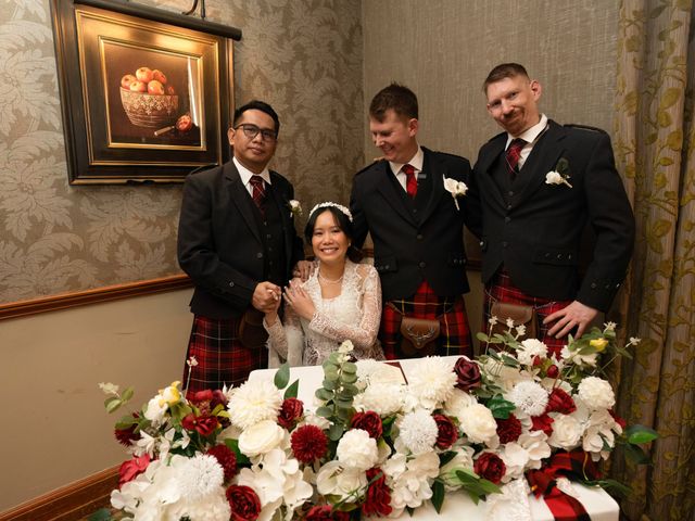 Ryan and Yovita's Wedding in Oldmeldrum, Aberdeen &amp; Deeside 24