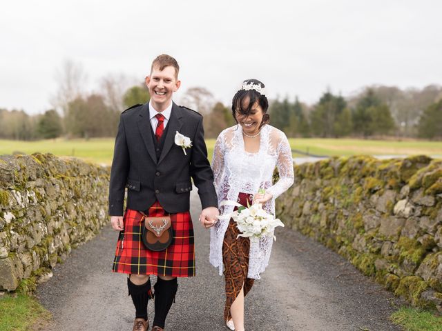 Ryan and Yovita's Wedding in Oldmeldrum, Aberdeen &amp; Deeside 28