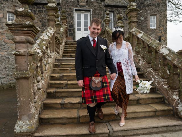 Ryan and Yovita's Wedding in Oldmeldrum, Aberdeen &amp; Deeside 31
