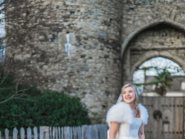 Matt and Beth's Wedding in Cooling, Kent 7