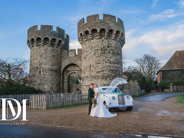Matt and Beth's Wedding in Cooling, Kent 16