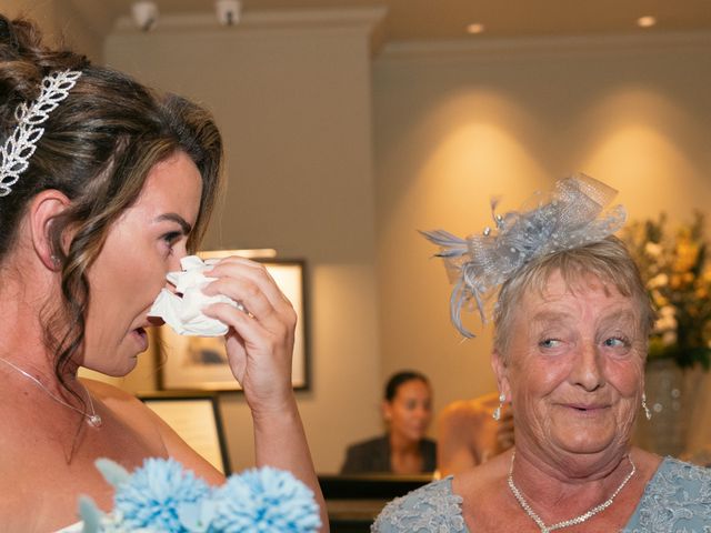 Damon and Jessica's Wedding in Thorpe Park, West Yorkshire 27
