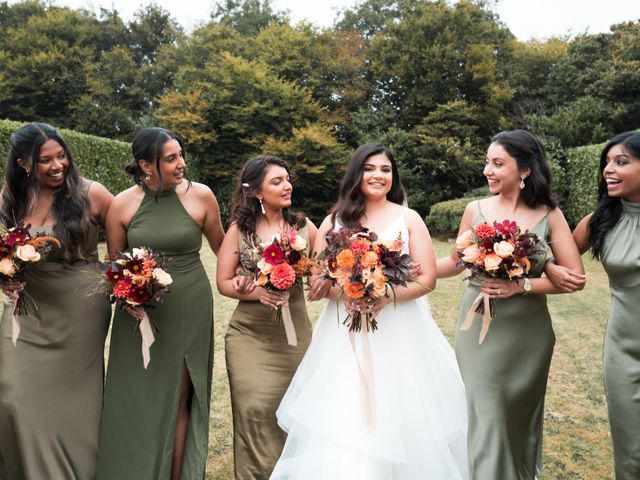 Vinay and Kejal's Wedding in Kelmarsh Hall, Northamptonshire 6