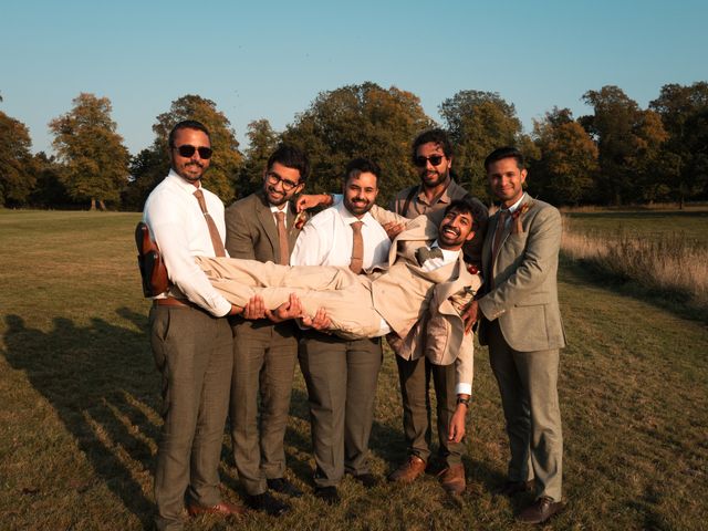 Vinay and Kejal's Wedding in Kelmarsh Hall, Northamptonshire 24