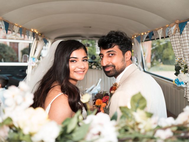 Vinay and Kejal's Wedding in Kelmarsh Hall, Northamptonshire 25