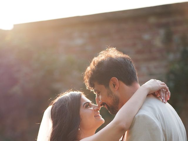 Vinay and Kejal's Wedding in Kelmarsh Hall, Northamptonshire 37