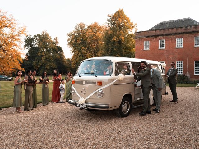 Vinay and Kejal's Wedding in Kelmarsh Hall, Northamptonshire 41