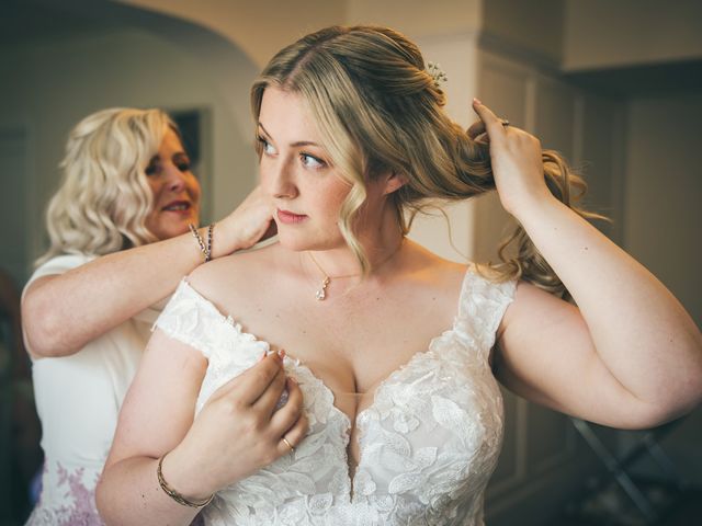 Matt and Kirsty's Wedding in Worleston, Cheshire 6