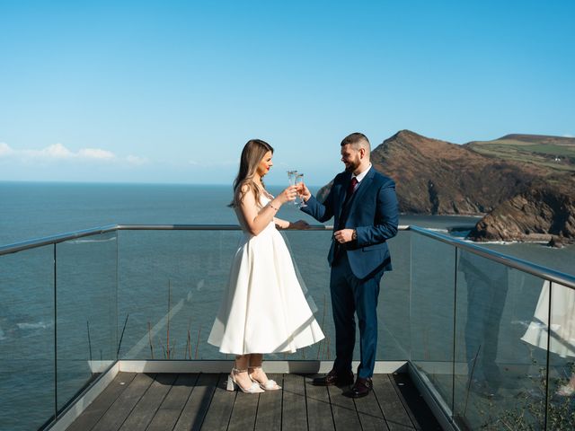 Elliott and Magda&apos;s Wedding in Combe Martin, Devon 4