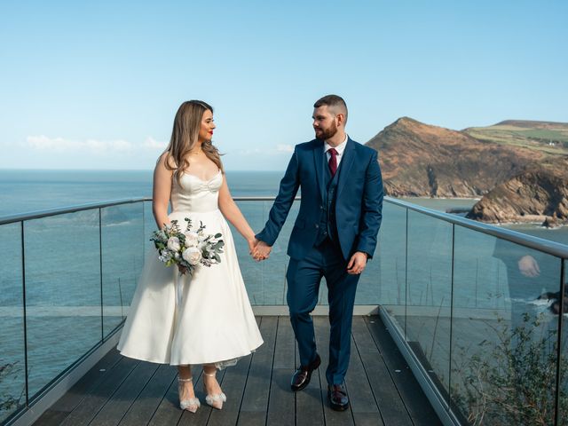Elliott and Magda&apos;s Wedding in Combe Martin, Devon 5