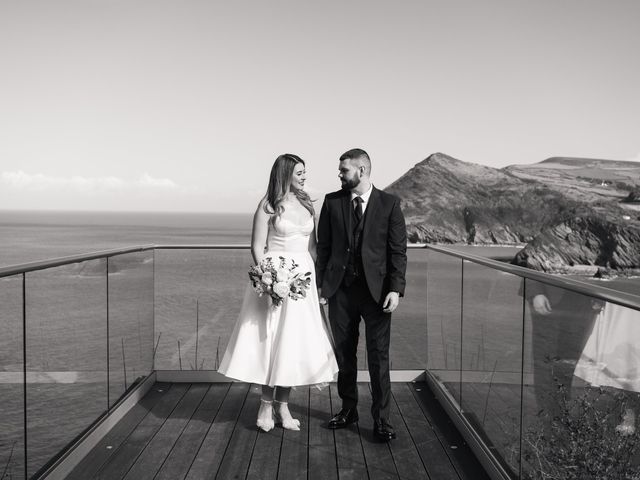 Elliott and Magda&apos;s Wedding in Combe Martin, Devon 11