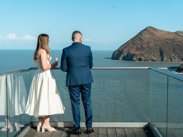 Elliott and Magda&apos;s Wedding in Combe Martin, Devon 19