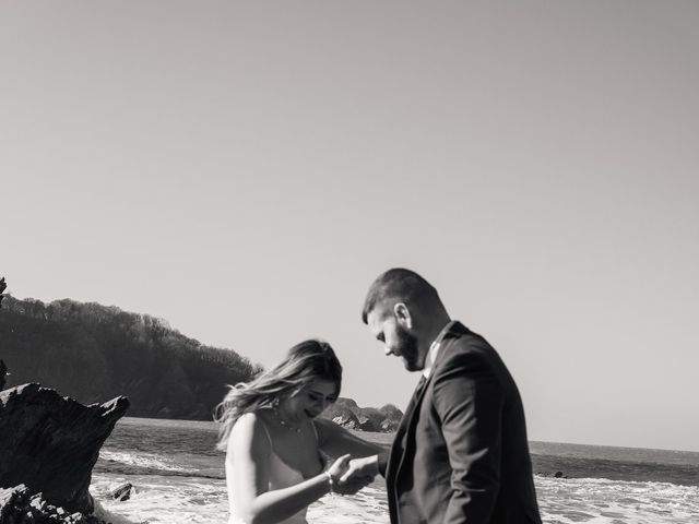 Elliott and Magda&apos;s Wedding in Combe Martin, Devon 22
