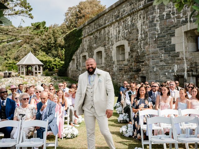 Jade and Richard's Wedding in Rame, Cornwall 12