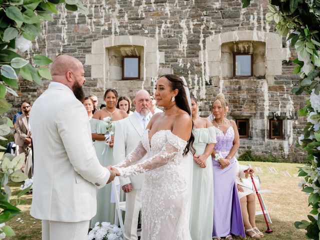 Jade and Richard's Wedding in Rame, Cornwall 17