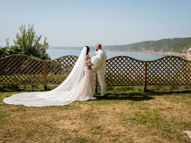 Jade and Richard's Wedding in Rame, Cornwall 25