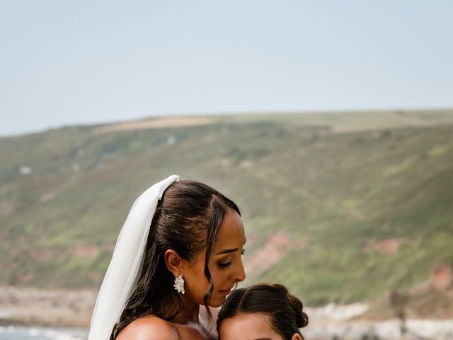 Jade and Richard's Wedding in Rame, Cornwall 27