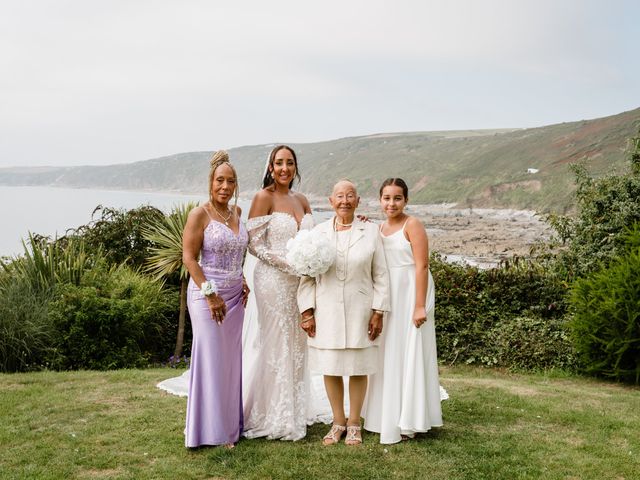 Jade and Richard's Wedding in Rame, Cornwall 28