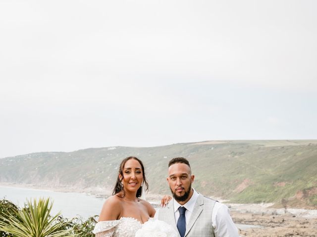 Jade and Richard's Wedding in Rame, Cornwall 29