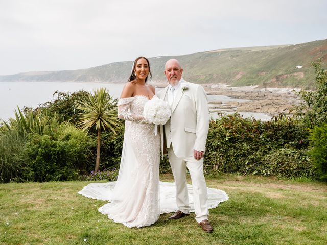 Jade and Richard's Wedding in Rame, Cornwall 30