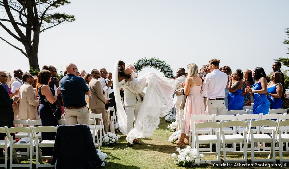 Jade and Richard's Wedding in Rame, Cornwall