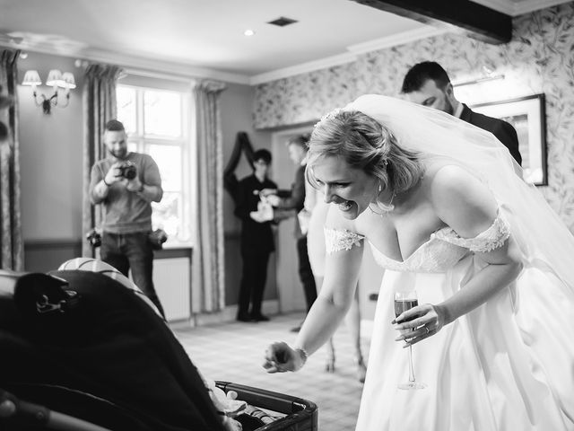 Ash and Lisa&apos;s Wedding in Acton Trussell, Staffordshire 62